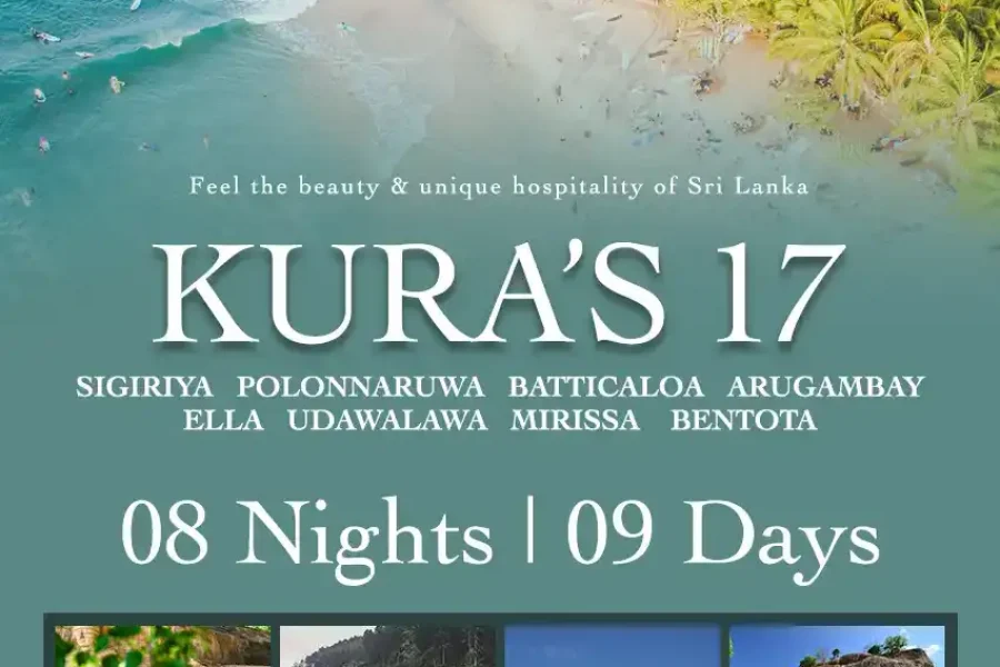 Kura’s 17 – 09 Days / 08 Nights in SriLanka