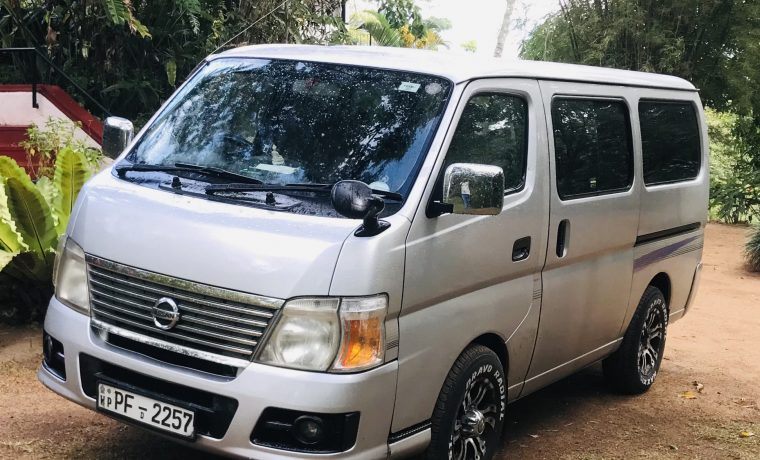 Nissan Caravan E25 for hire